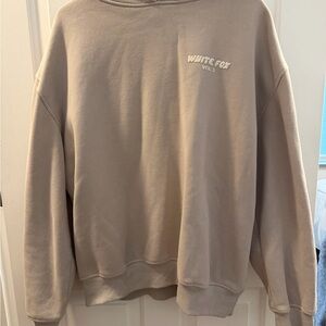White Fox Beige Sweater
